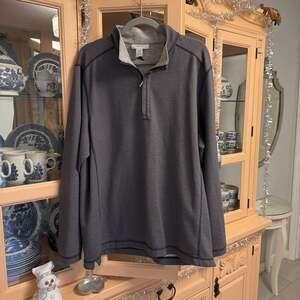 Tommy Bahama Switch It Up Reversible Quarter Zip Sweatshirt
